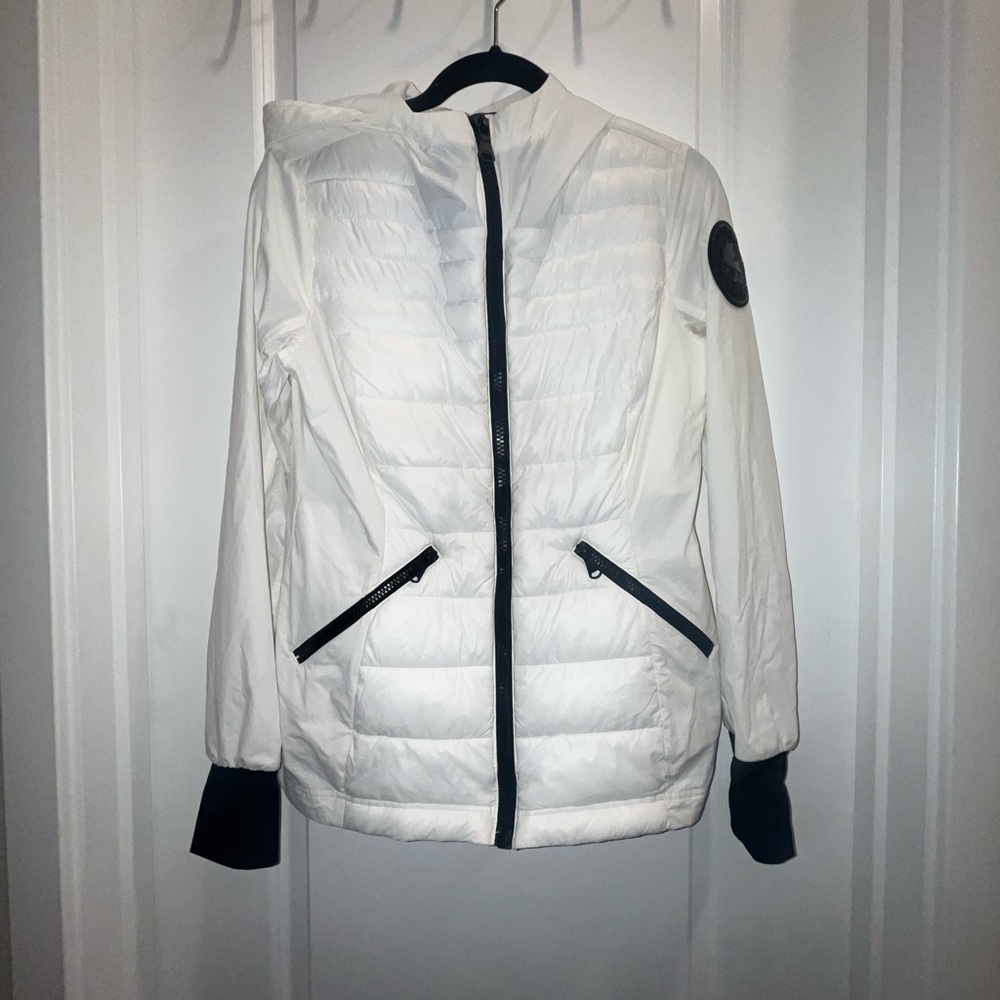 Pajar Cressy Women’s stretch white and black puffer jacket - Picture 3 of 6